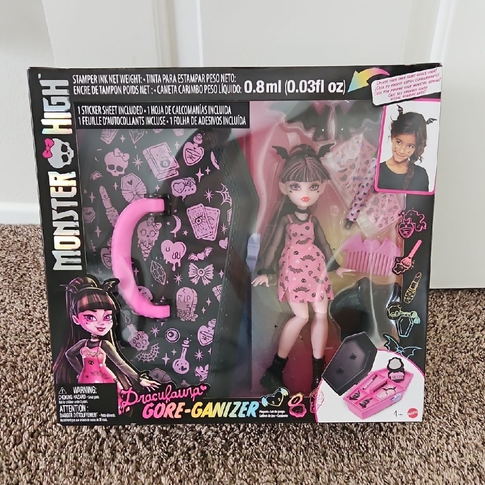 Monster High Draculaura GORE- GANIZER *Rare*